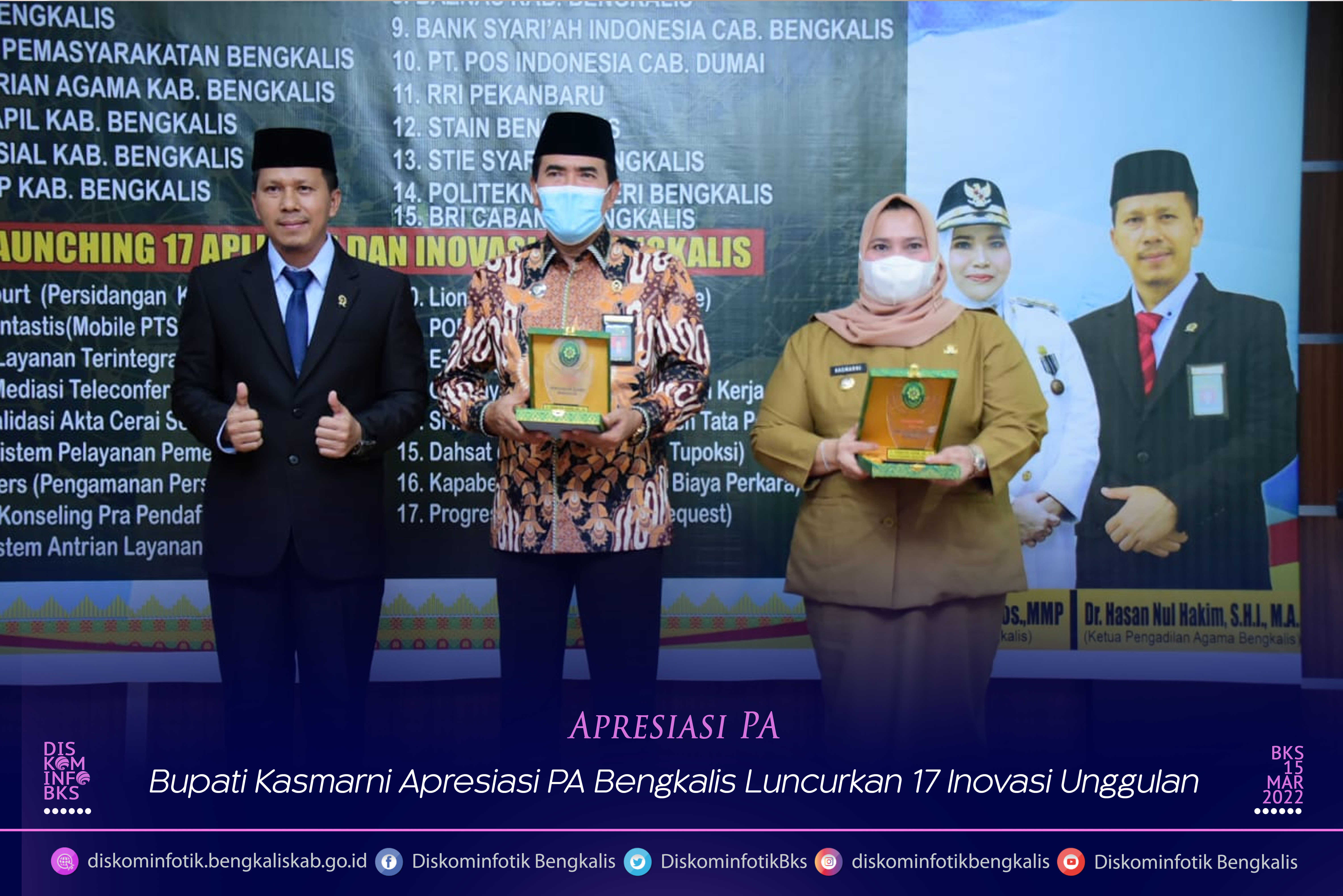 Bupati Kasmarni Apresiasi PA Bengkalis Luncurkan 17 Inovasi Unggulan Desa Pematang Obo